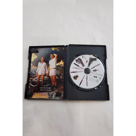 Mr & Mrs Smith DVD 2005 Widescreen Brad Pitt & Angelina Jolie with Slipcover - Picture 5 of 7